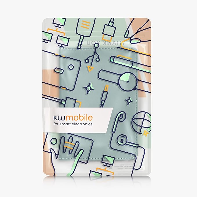 kwmobile Registration and Insurance Holder - Car Document Holder for Vehicle Documents and Cards - PU Leather - Black