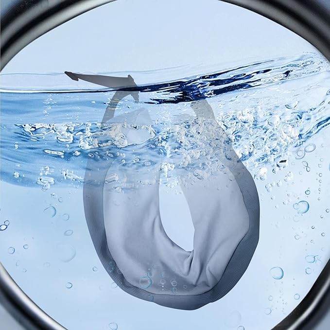 Travel Pillow/Neck Brace, Airplane Pillow with Sleep Mask and Ear Plugs, Breathable Removable Cover & Ergonomic Design - Essentials Travel Neck Pillow for Airplane, Car, Office & Home Use (Blue)