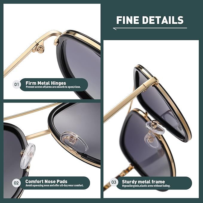 Polarized Aviator Sunglasses for Women