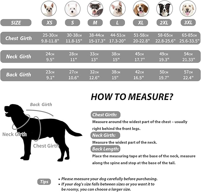Windproof Waterproof Dog Coat Fleece & Cotton Lined Warm Jacket, Cold Weather Pet Apparel Clothes Vest for Small to Large Dogs (2XL, Silver)