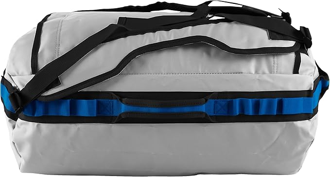 Element Equipment Trailhead Duffel Bag Shoulder Straps Waterproof Light Grey/Blue Small