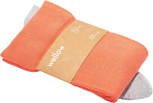 Wellow Premium Socks (Compression Socks - Regular) for Men & Women, Made with Viscose from Bamboo, Knee High, 18-25 mmHg