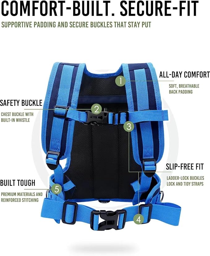 RYNQAVOA Ski Harness for Kids, Snowboard Harness Trainer, Ski Leash for Kid with Removable Seat & Reinforced Lift Handle
