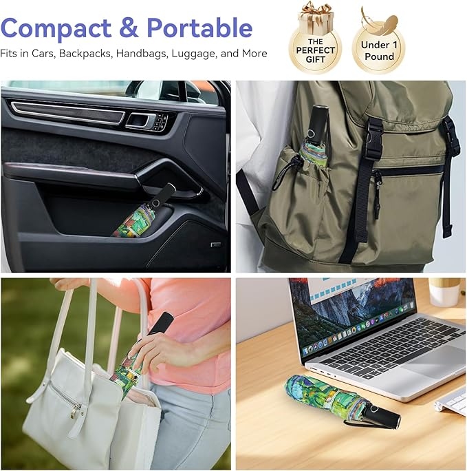 Umbrella, Pretty Umbrellas for Women and men, Ladies Umbrellas for Rain, Automatic Folding Umbrellas Open Close