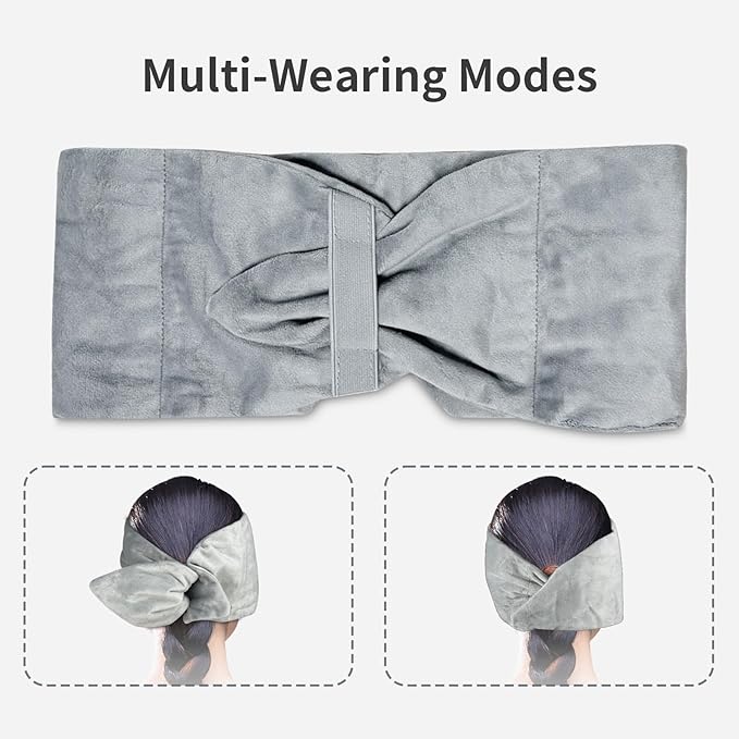 Weighted Eye Mask for Sleeping Washable Blackout Gravity Sleep Masks Soft Gentle Pressure Blindfold Night Eye Covers for Side Sleeper Meditation Women Men Travel Essentials