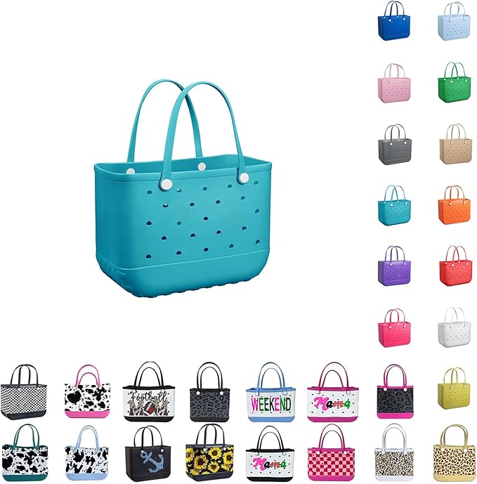 EVA Waterproof Washable Tote Bag for Beach, Pool, Boat, Sports