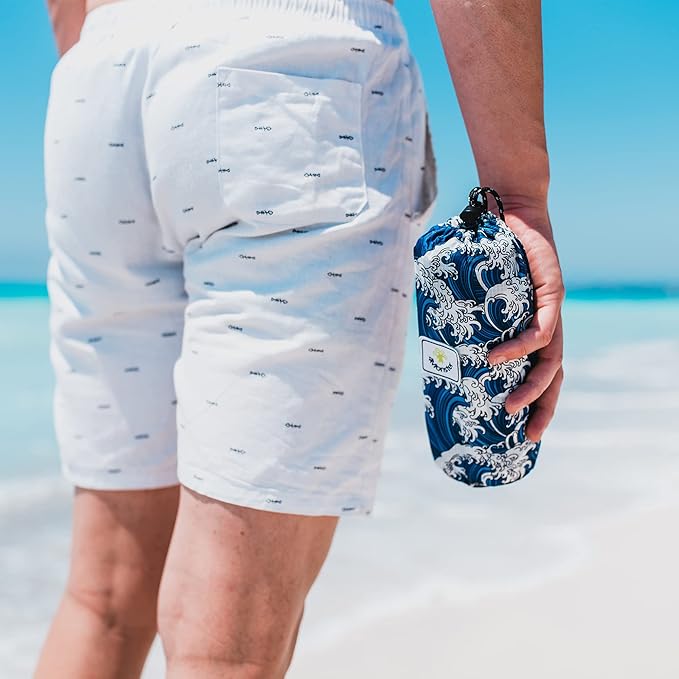 4Monster Microfiber Beach Towel Quick Dry,Super Absorbent Lightweight Travel Towel for Swimmers, Sand Free Camping Towel, Beach Towels for Pool,Swim,Water Sports,Yoga