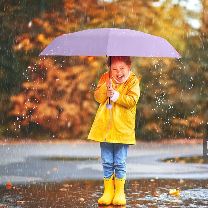 Compact Travel Umbrella, Small Pocket Mini Umbrella for Purse Wallet, UV Sun Rain Umbrellas for Backpack, Portable Folding Umbrellas for Women Kids