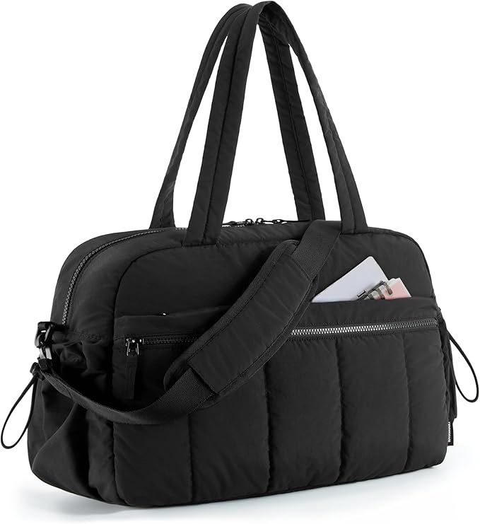 BAGSMART Gym Bag for Women, Duffle Bag for Travel with Wet Pocket, Lightweight Carry on Weekender Duffel, Water Resistant