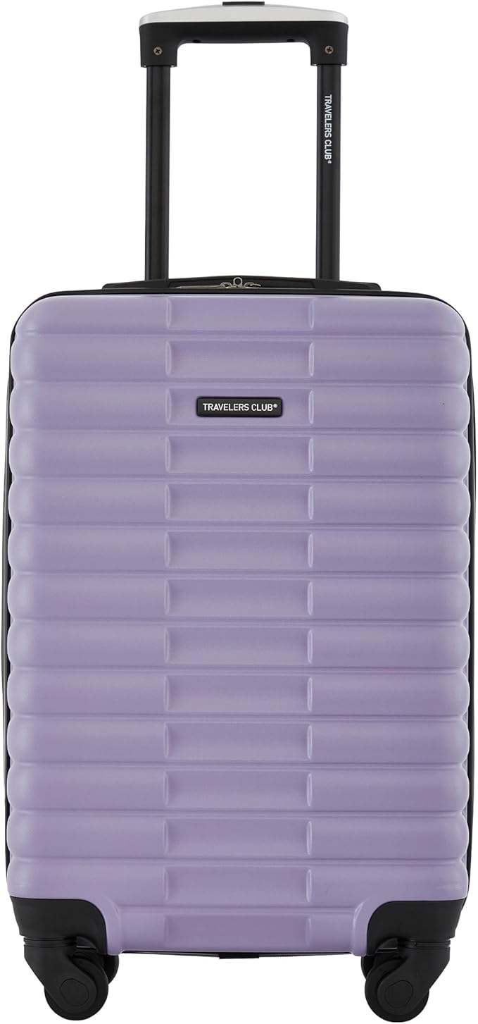 Travelers Club 22-Inch Gilroy Rolling Hardside Carry-On Luggage, Heirloom Lilac