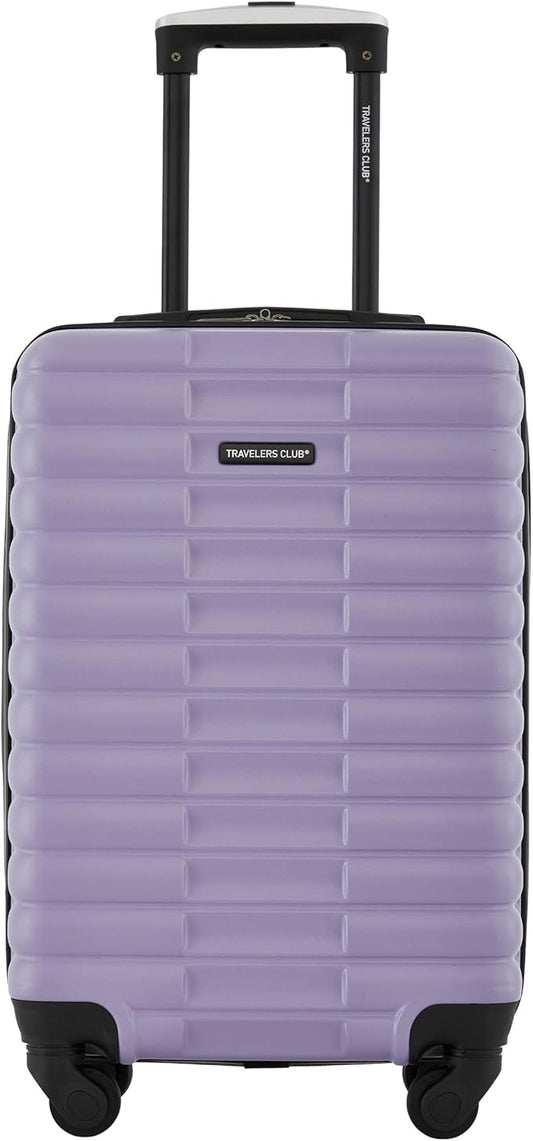 Travelers Club 22-Inch Gilroy Rolling Hardside Carry-On Luggage, Heirloom Lilac
