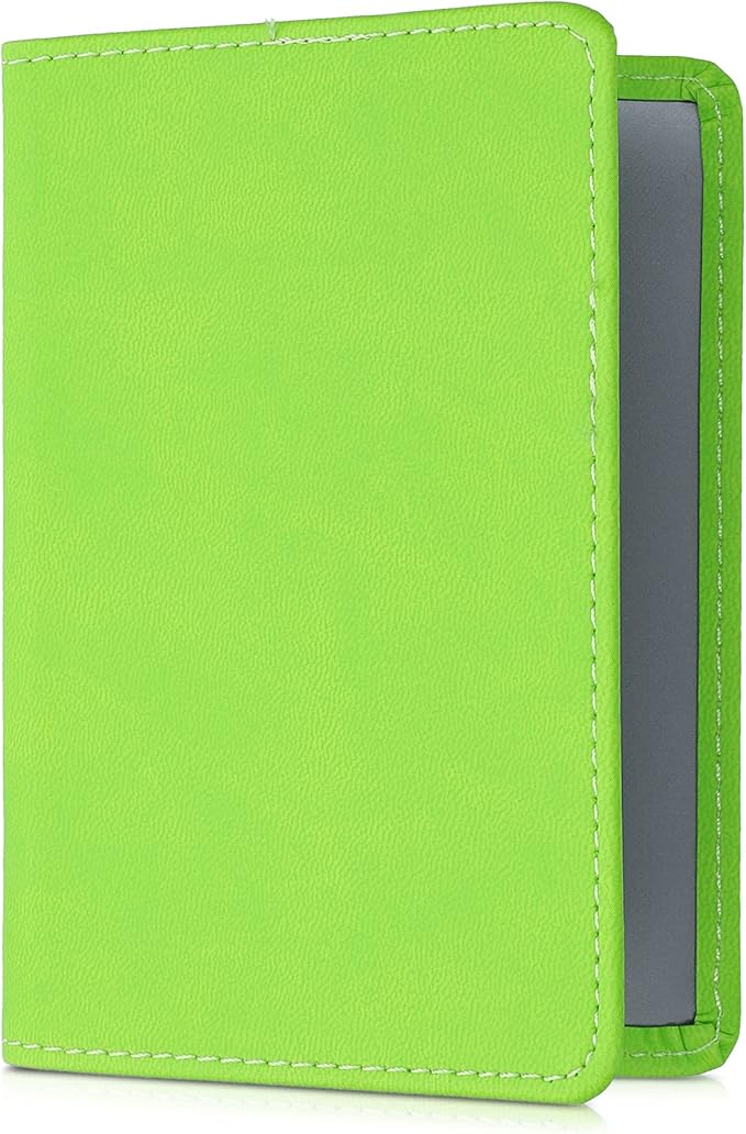 kwmobile Registration and Insurance Holder - Car Document Holder for Vehicle Documents and Cards - PU Leather - Black