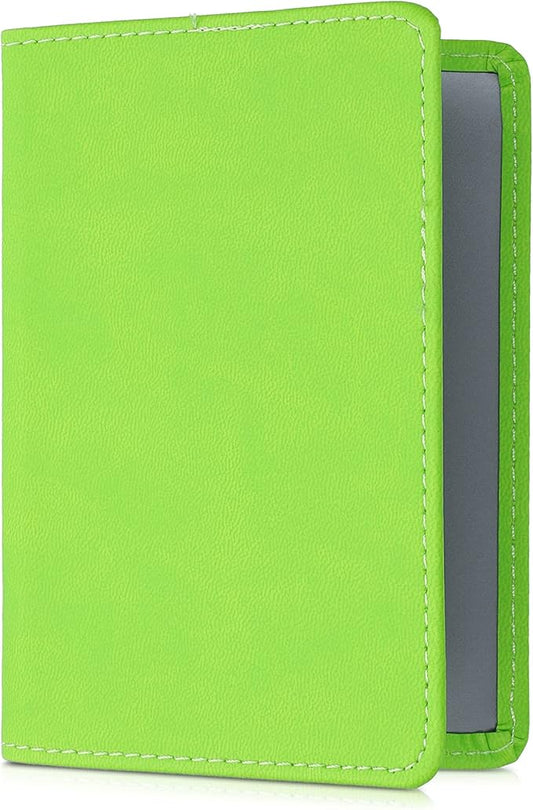 kwmobile Registration and Insurance Holder - Car Document Holder for Vehicle Documents and Cards - PU Leather - Black