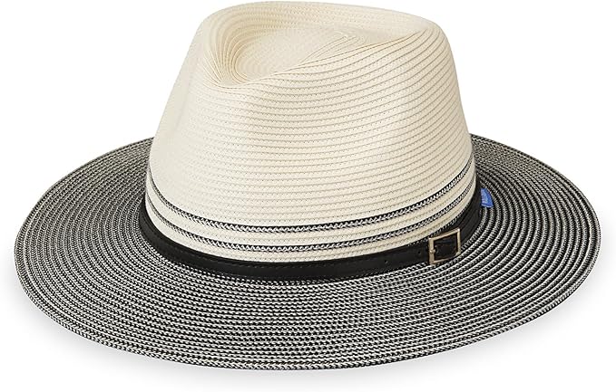 Wallaroo Hat Company Women’s Kristy Fedora – Small (Petite) or Medium | UPF 50+ | UV Sun Protection Hat | Packable Design