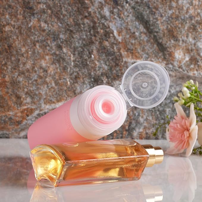 23 Pack Travel Bottles for Toiletries, TSA Approved Travel Shampoo Bottles, Silicone Travel Containers for Toiletries, Leak Proof Refillable Travel Essentials for Liquids Shampoo and Conditioner