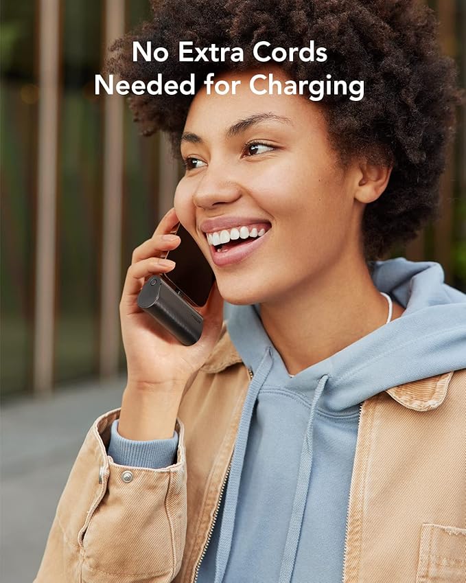 VEGER 2 Packs of Small USB C Portable Chargers, 5000mAh Power Bank Fast Charge Travel Essentials Battery Pack Compatible for iPhone 17/Air/17 Pro/17 Pro Max, Samsung Galaxy S25/S24/Android