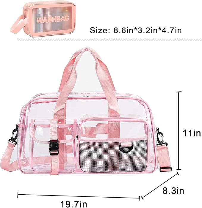 Small Gym Bag for Women, Travel Duffle Bag Carry On Weekender Bag with Shoe Compartment