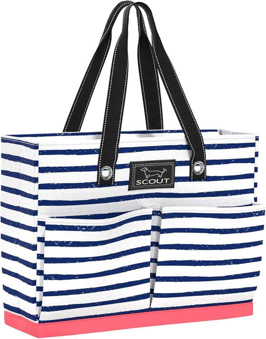 SCOUT Uptown Pocket Tote - Medium Multi-Use Tote Bag for Women, Nurses, Teachers, and Moms, 5 Pockets, Breakaway Zipper