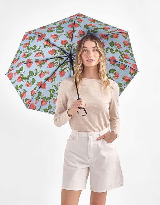 Solbari Compact Sun Protective Umbrella UPF 50+ UV Protection, Ultra-Light & Travel-Friendly, Reflective Sun Protection for Beach, Picnics, & Outdoor Festivals