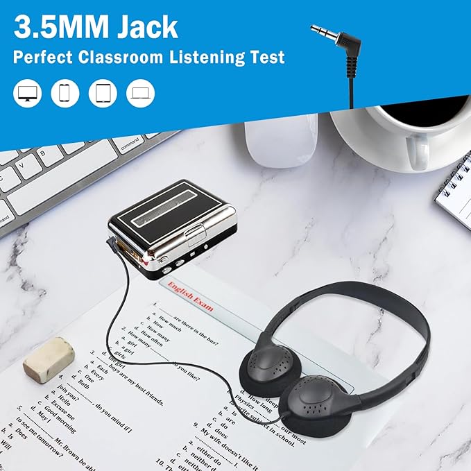 30 Pack Classroom Headphones for Kids, Bulk Headphones for Classroom Wired Over The Ear Headphones Adjustable with 3.5 mm Jack for School Library Student Children