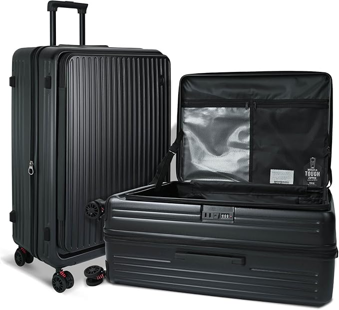 Azalitch large suitcases with wheels, 28 inch luggage with spinner wheels, Checked Luggage with Spinner wheels, Hard Shell Top-open Design Expandable Large Luggage