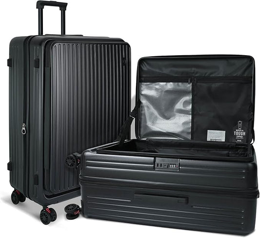 Azalitch large suitcases with wheels, 28 inch luggage with spinner wheels, Checked Luggage with Spinner wheels, Hard Shell Top-open Design Expandable Large Luggage