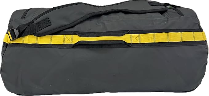 Element Equipment Trailhead Duffel Bag Shoulder Straps Waterproof Black/Yellow Large