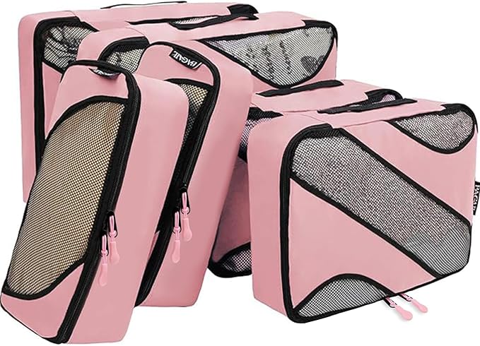 BAGAIL 6 Set Packing Cubes,Travel Luggage Packing Organizers