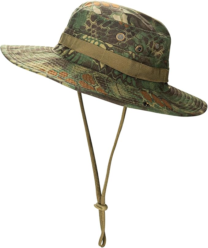 Sun Hats for Men Women Boonie Hat UPF 50+ Bucket Hat Wide Brim UV Protection Fishing Hiking Safari Outdoor Hats