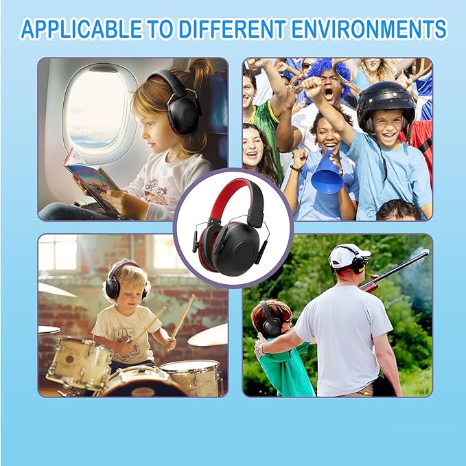 Noise Cancelling Headphones for Kids, SNR 29dB Safety Noise Reduction Ear Muffs for Event/Concert