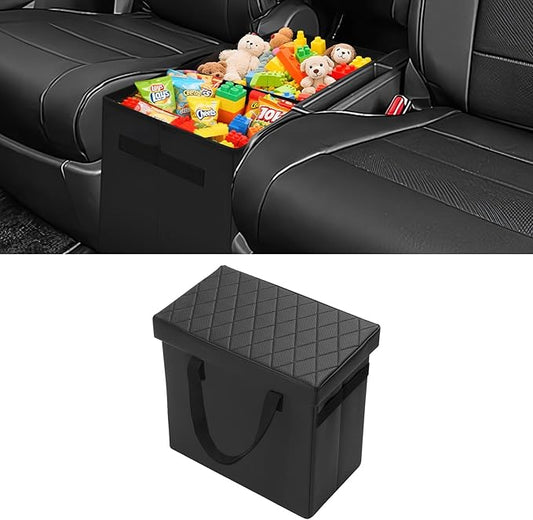 Shademax Car Seat Organizer for Toyota Sienna 2021-2025 2026 Accessories, Sienna Backseat Organizer Box Car Console Organizer for Kids Toys, Baby Supplies, Dog Toys, Travel Storage Box
