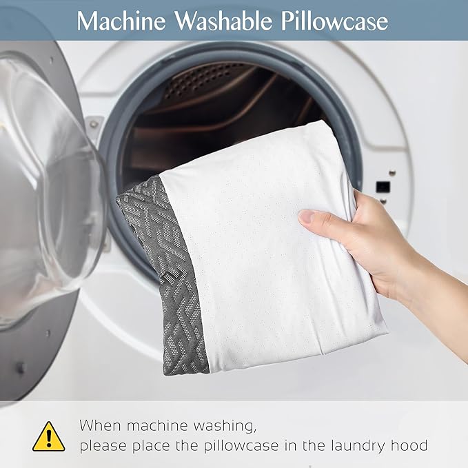 Memory Foam Pillows for Neck Pain Relief, Cooling Neck Pillow for Sleeping, Ergonomic Cervical Neck Support Pillow with Breathable Pillowcase for Side Back Stomach Sleepers