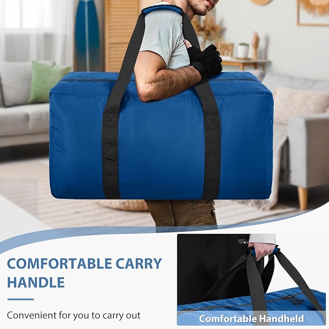 Large Travel Duffle Bag, 80L Gear Bag for Men and Women, Storage Bag Ideal for Overnight Camping and Weekend Getaways