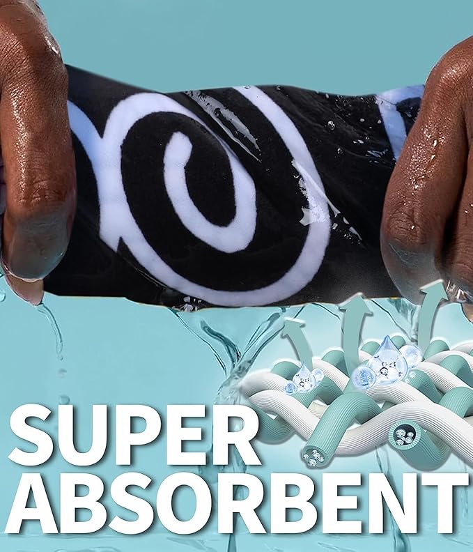 2 Packs Sand Proof Microfiber Beach Towels Adult –Quick Fast Dry Beach Oversized Accessories for Travel Swim Pool Yoga Camping Blanket Essentials Lightweight Must Haves Women Gifts Flower Mandala