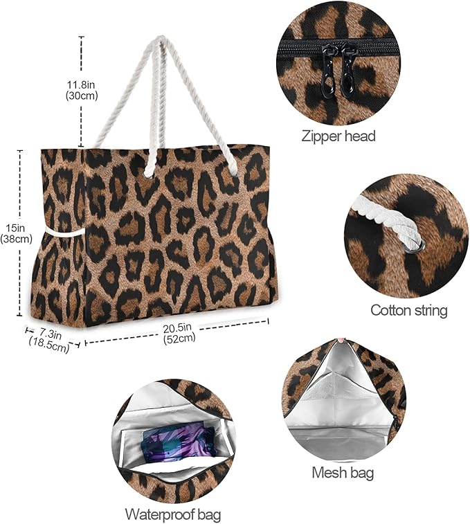 senya Large Beach Shoulder Bags Canvas Tote Water Resistant for Gym Travel Daily