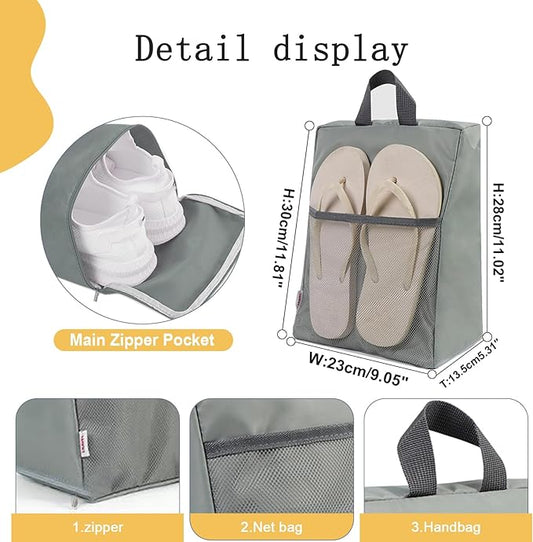 Shoe Bags for Travel Storage Bag Organizer Bags Travel Accessories Must Haves Shoe Organizer Packing Cubes Beach Swim bag Daily Use Storage Travel Essentials Women Men Grey green