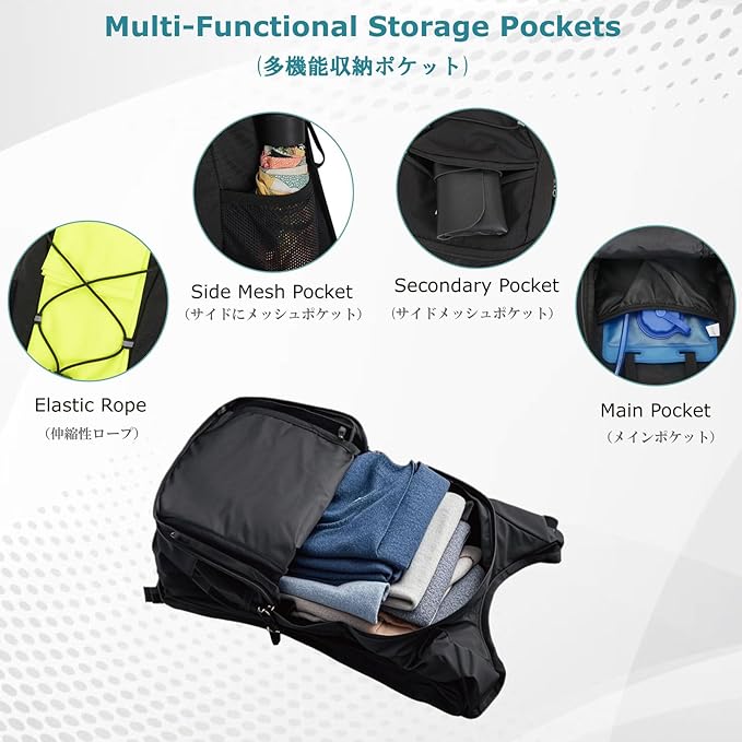 YAPJEB Hiking Hydration Vest Backpack 18L Lightweight with 2L Water Pack Bladder Daypack for Men Women Cycling, Running, Hiking and Biking (03 Grey Only Vest 18L)