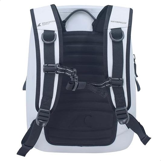 Breakwater Supply™ Waterproof IP68 Submersible Backpack with Airtight Zippers | Laptop Travel Outdoors | Fogland 25L 20L 15L