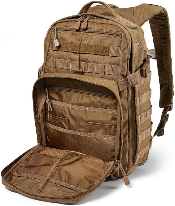 5.11 Tactical Backpack, RUSH 12 2.0 Military Survival Molle Backpack with Laptop Compartment, 24L, Style 56561ABR/56562ABR