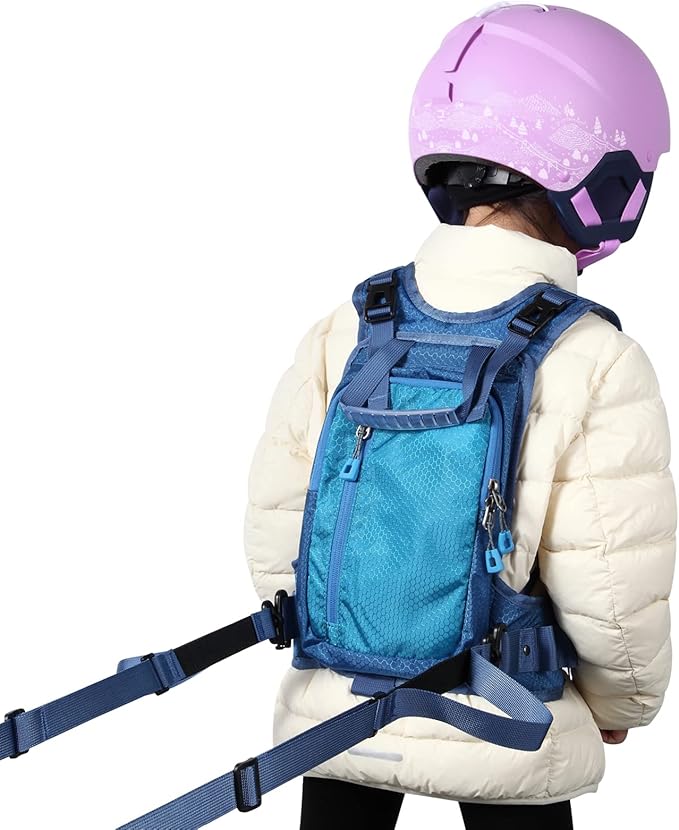 skiguard Ski Harness Trainer for Kids: Helping Toddler Learn to Ski with Support, Child Ski Harness with Backpack for Age 2-8
