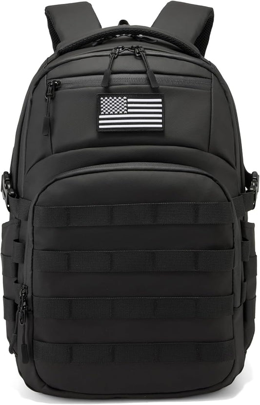 Wotony Military tactical backpack, backpack for men black small tactical assault bag