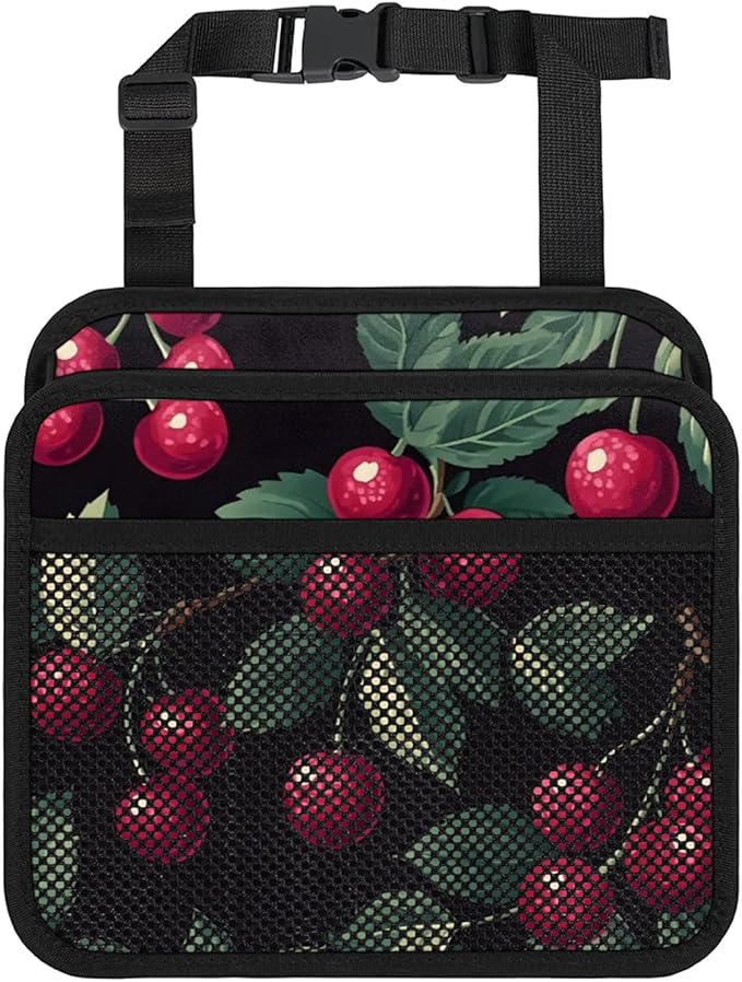 Cherry Car Organizer for Mom - Waterproof Blossom Back Seat Hanging Storage Holder with Multi-Pockets for Toys, Snacks, Books, Baby Travel Accessories