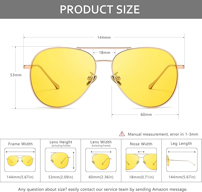 SUNGAIT Women's Lightweight Oversized Aviator Sunglasses - Classic Style Polarized Lens