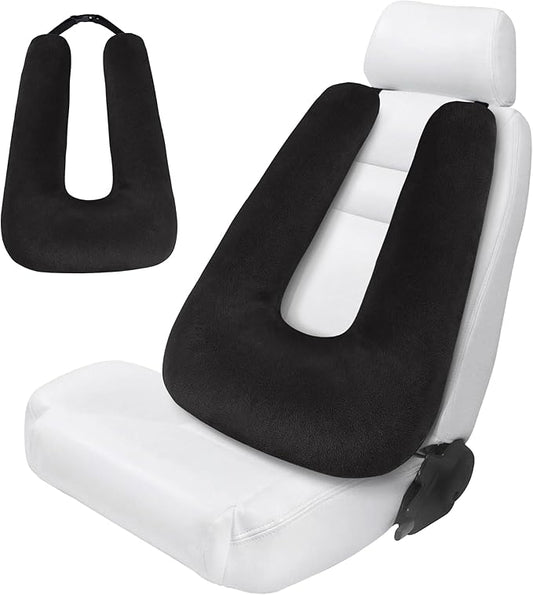 Car Pillow for Kids, Car Pillow, Travel Pillow Cushion for Car and Adults, Support Head and Neck on Road Trips, Black