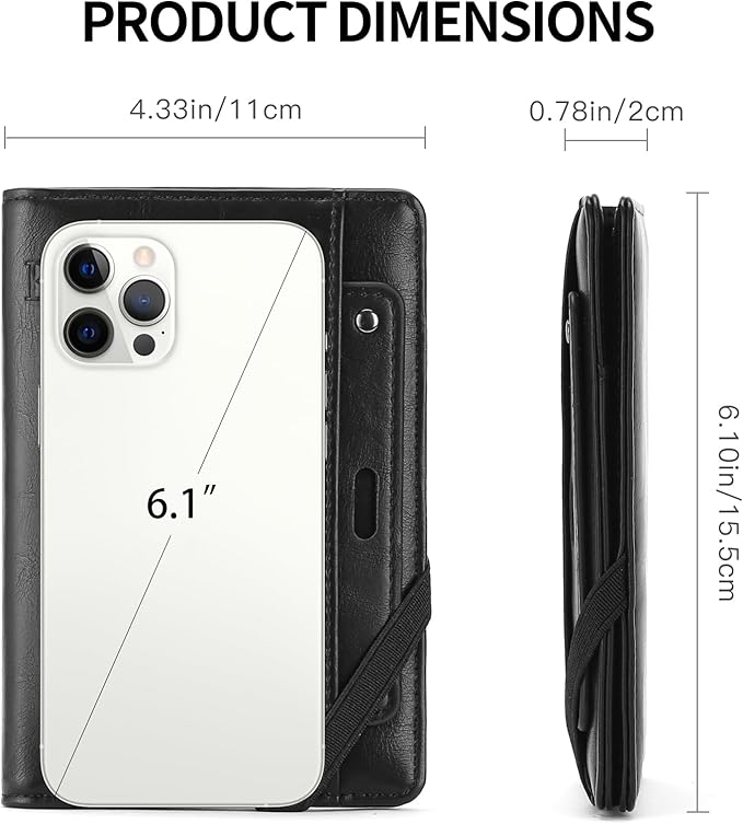 Rfid Passport Holder for Travel Women Men Passport Wallet Rfid Blocking with Card Slots and Pen Holder