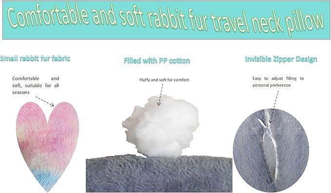 Long-Distance Travel Neck PillowCar Sleep Aid Pillow,Home/Office Lumbar Pillow,Ergonomic Wrap-Around Neck Pillow, Neck Support for Adults and Children,Multifunctional Travel Pillow,throw pillow