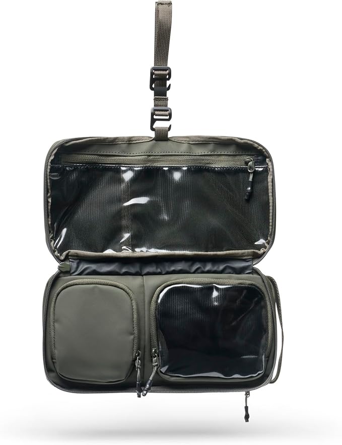 NOMATIC Toiletry Bag for Trips - Great for Travel Size Toiletries - Travel Essentials Wash Bag - Travel Makeup Bag