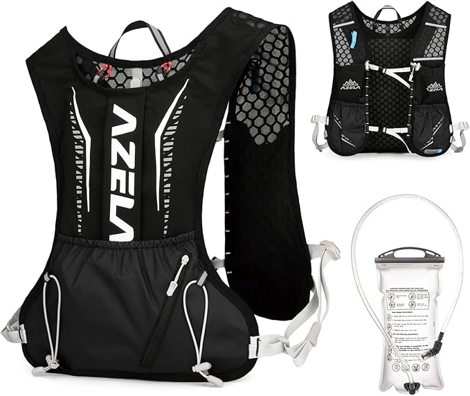 TRIWONDER Hydration Running Vest Lightweight Water Backpack Pack for Men Women Hydration Water Pack for Cycling, Running, Hiking, Biking