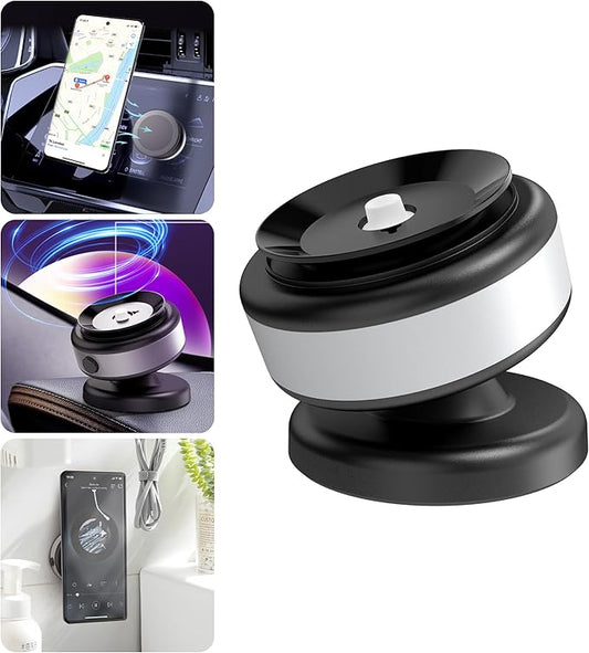 Fostex Vacuum Magnetic Phone Holder Magnet,360 Adjustable Rotatable Magnetic Mount,Electric Vacuum Magnetic Phone Holder,Hands-Freephone Holders for Your Car iPhone 16/15/14/13/12