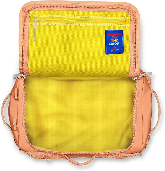 Baboon to the Moon Go-Bag Mini 32L – Detachable Straps, Small Duffle Bag for Travel, Gym Bag for Women, Mens Travel Bag, Duffel Bags for Traveling, Travel Duffel Bags for Women (Sunset Coral)